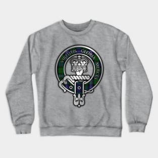 Clan Donnachaidh / Robertson Hunting Tartan Crest Crewneck Sweatshirt